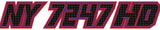 "Jammin" 3 Color Registration Number Set